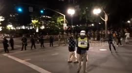 'Wall of Moms' join anti-racism protests in Portland, Oregon