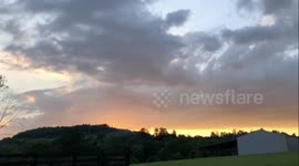 Sunset in the Country-Time Lapse