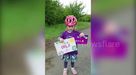 A toddler suffered agonising second degree burns on her face and body - after she pulled a mug of her mum's freshly brewed coffee off a windowsill