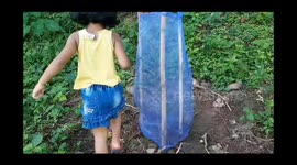 Little girl sets trapped bird free, learns a lesson for life