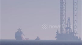 Second huge jackup drilling rig arrives in Kent, UK