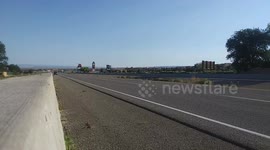 Saturday Morning Traffic on NM US 84-285. Cuyumungeh NM