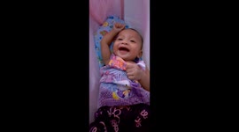 Baby Laughs When It's a Holiday