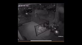 Electronic scooter explodes with seconds getting out of apartment