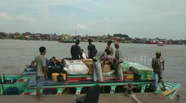 Daily activities of the Ampera port jetty