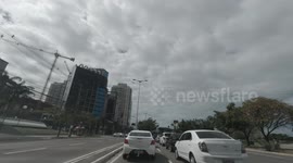 Driving in Vitória - Espírito Santo - Brazil