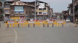 Srinagar streets deserted as two-day curfew imposed across Kashmir on autonomy revocation anniversary