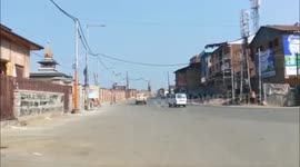 Srinagar streets deserted as two-day curfew imposed across Kashmir on autonomy revocation anniversary