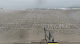 Tropical Storm Isaias Slams Rockaway Beach in New York City