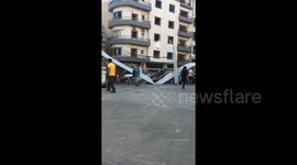 Civilians take to the streets to clear destruction left by Beirut blast