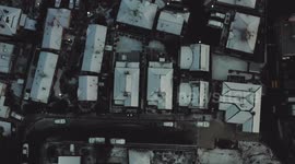 Aerial footage shows snow blanketing Tasmania town for the first time in 30 years