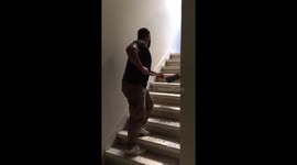 Video from inside one of the buildings