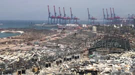 Devastation of Beirut's port area reveals scale of the disaster