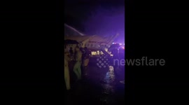 Air India plane breaks in two at Calicut runway