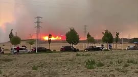 Spain: Lightning Strike Causes Fire In Navarre 2