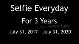 I took a photo of my face every day for 3 years (13-16)