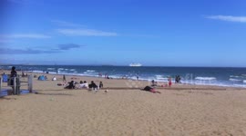 Cruise Liners Anchored @ Bournemouth Beach