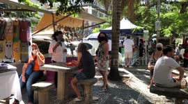 Getting back to normal life in a Rio de Janeiro.