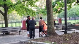 Woman seen crying as 53-year-old man shot dead in Brooklyn