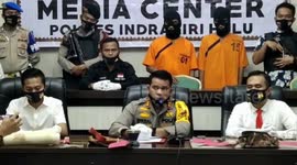 POLICE ARRESTED TWO SUMATRA ELEPHANT KILLERS IN INDRAGIRI DISTRICT, HULU / RIAU PROVINCE / INDONESIA