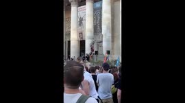 LGBT protest in Warsaw