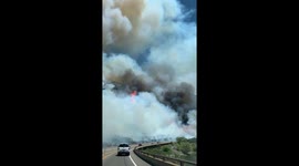 Close encounter to the Grizzly Creek fire in Colorado
