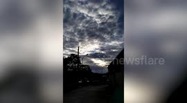 Beautiful covering of cotton-like clouds impress neighbours in the Philippines