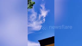 Skull-shaped cloud freaks out residents in the Philippines
