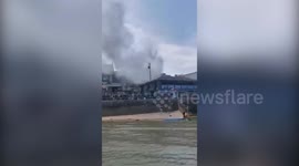 Explosion at beachfront restaurant overlooking St Ives waterfront leaves one casualty seriously injured