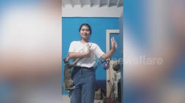 Naughty Kittens Interrupt Girl's Dance Practice