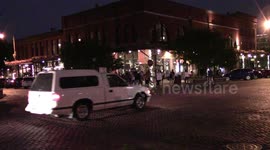 BLM Protest in the Old Market District of Omaha, NE on the Evening of 8-14-2020