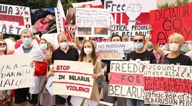 Belarus Protests: Demonstrators rally near United Nations Headquarters in New York