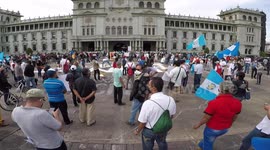Hundreds of Guatemalans protest against government handling of COVID-19