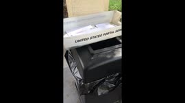 USPS undelivered mail left on top of trash!