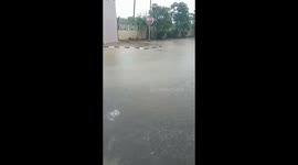 Heavy Rain In Delhi (India)