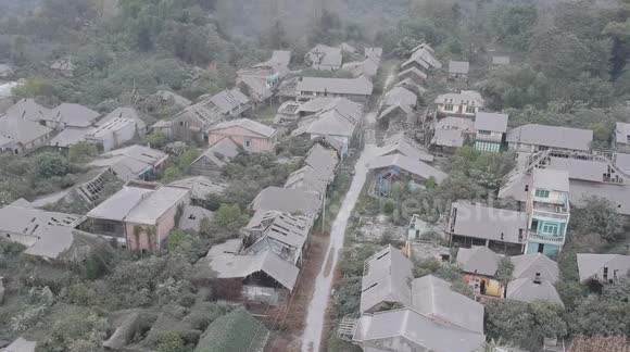 'Ghost village' in Indonesia remains abandoned since volcanic eruption in 2014