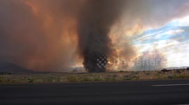 Firenado! Intense swirl of fire and wind created in California