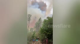 Hennessey fire triggers evacuations in Napa County, California