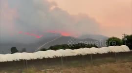 US: Fire Crews Continue To Battle ‘River Fire’ As It Grows To More Than 4,000 Acres