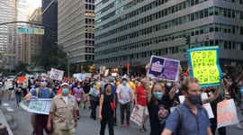 Anti-eviction protests hit streets Manhattan, New York