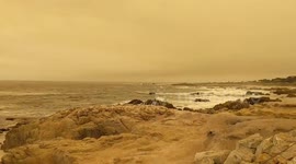 Smoke from Santa Cruz fire covers bay in California