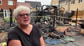 Three families left homeless after huge blaze tore through their properties - caused by sunlight reflecting off broken glass