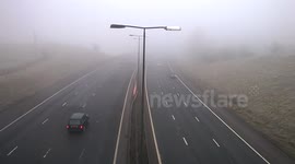 Freezing fog Junction 21 M62 Milnrow