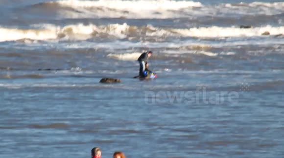 Man Stranded On Rocks On Scarborough Seafront