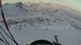 Speedflying over Scottish Highlands