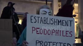 Anonymous Protest on Friday the 13th