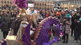 1st-Person Walk Through Carnevale (Carnival) In Venice, Italy.