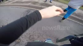 Shrovetide football - view from a player  POV GOPRO