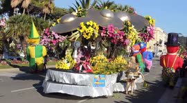 Flower Parade in Nice, France