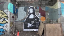 Unique street art around the Portuguese Embassy in Bangkok, Thailand,